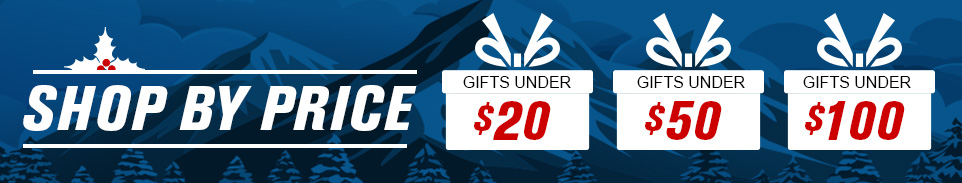 Shop by price, Gifts under $20, Gifts under $50, Gifts under $100, a mountain scene